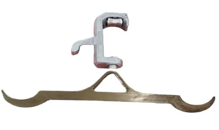 ROLDANA TUBULAR PARA GANADO MENOR CON ARMADOR